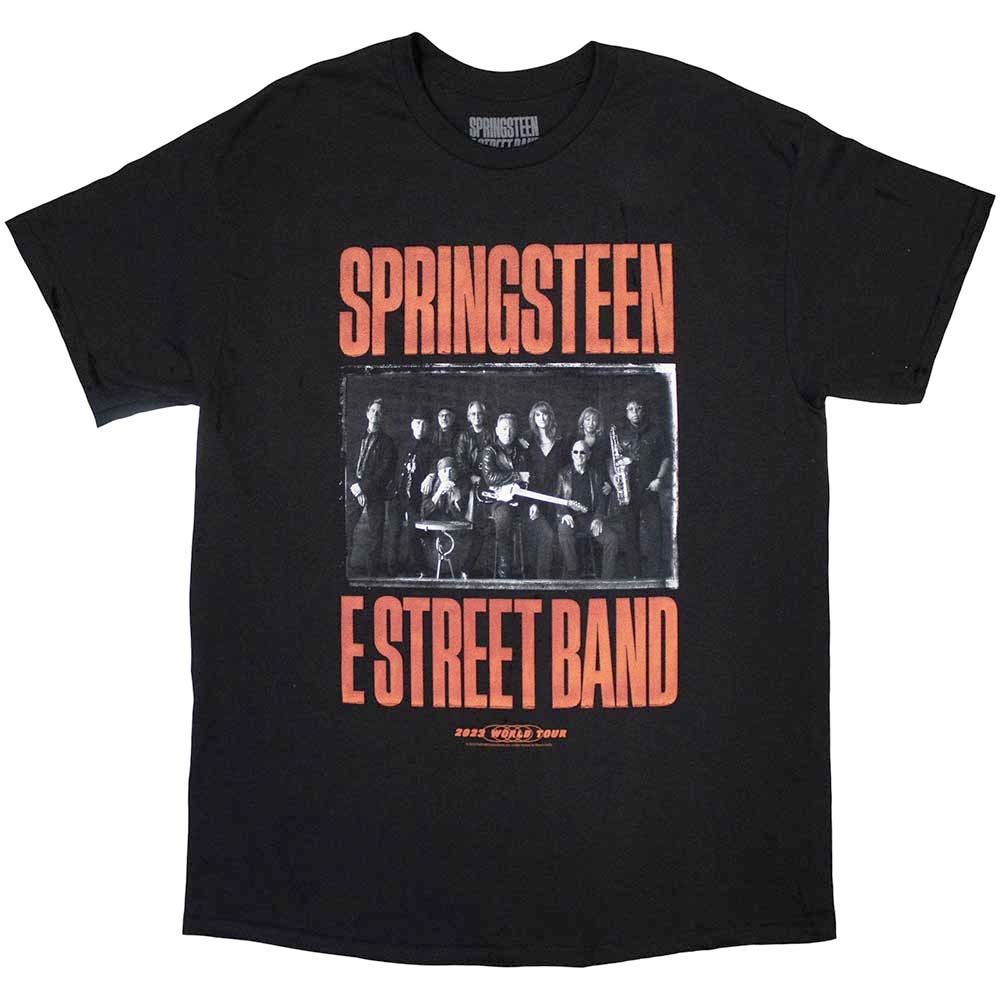Bruce Springsteen - Tour '23 Band Photo Heren Tshirt - Zwart